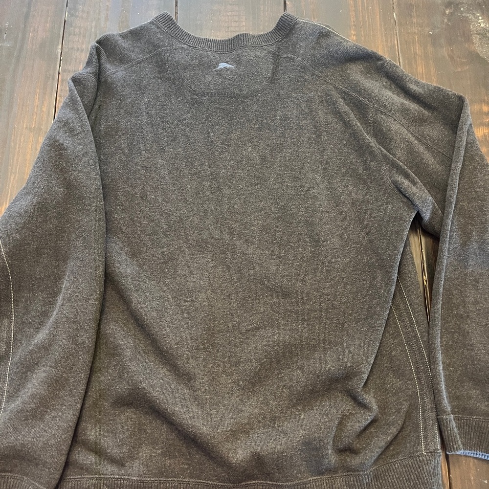 Men's Gray Tommy Bahama  Sweater
